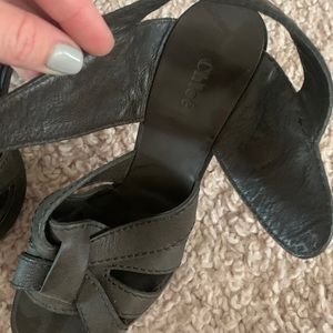 Chloe Brown Sandals